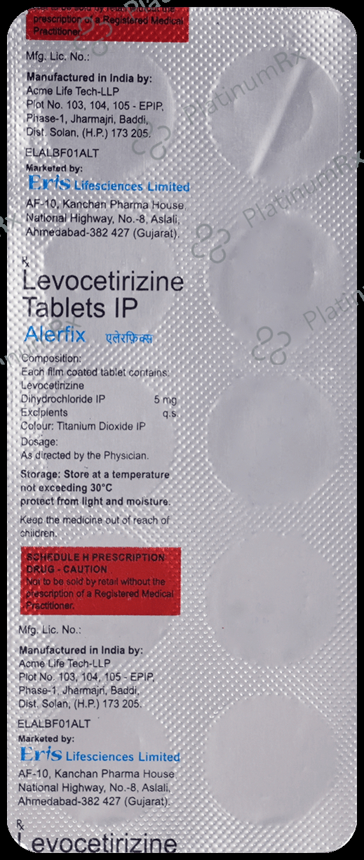 Alerfix 5mg Tablet 10s