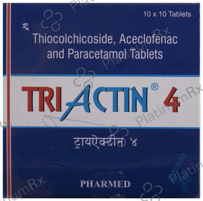 Triactin 4 100/325/4mg Tablet 10s