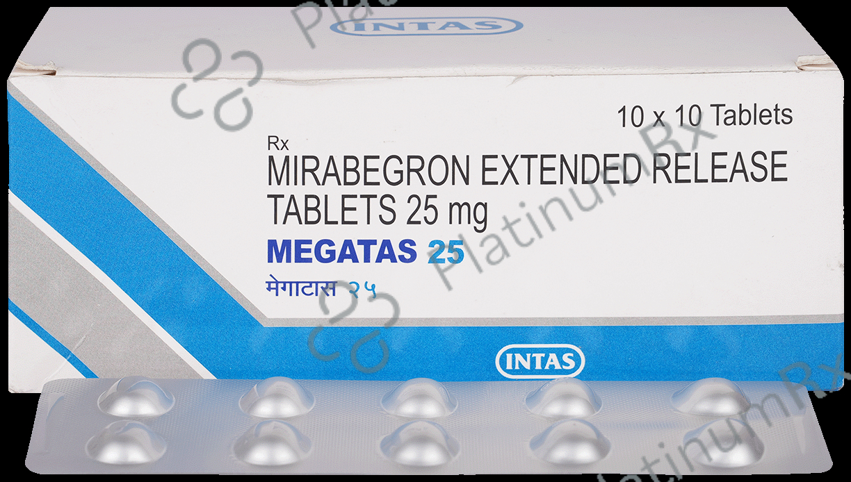 Megatas ER 25mg Tablet 10s