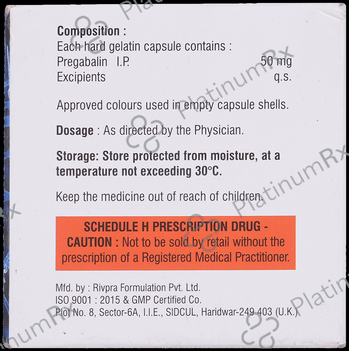 Pregalodos 50mg Capsule