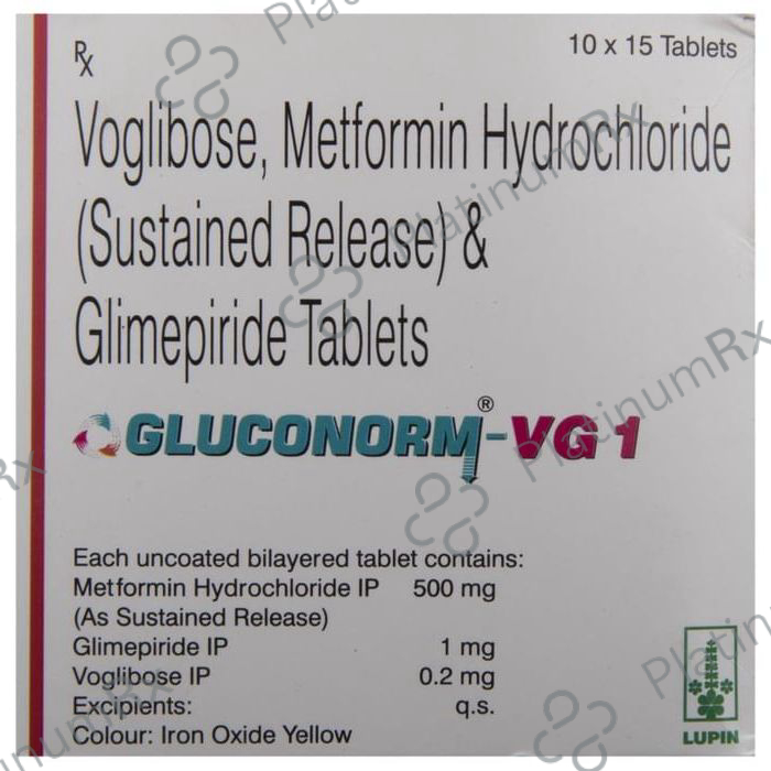 Gluconorm-VG 1 Tablet SR
