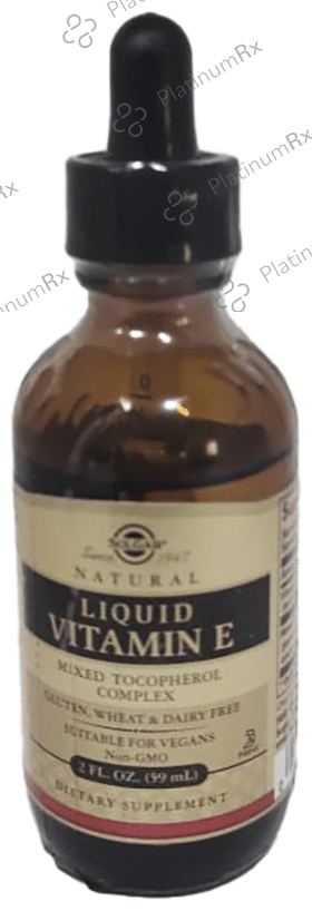 Solgar Natural Liquid Vitamin E Mixed Tocopherol Complex Drop