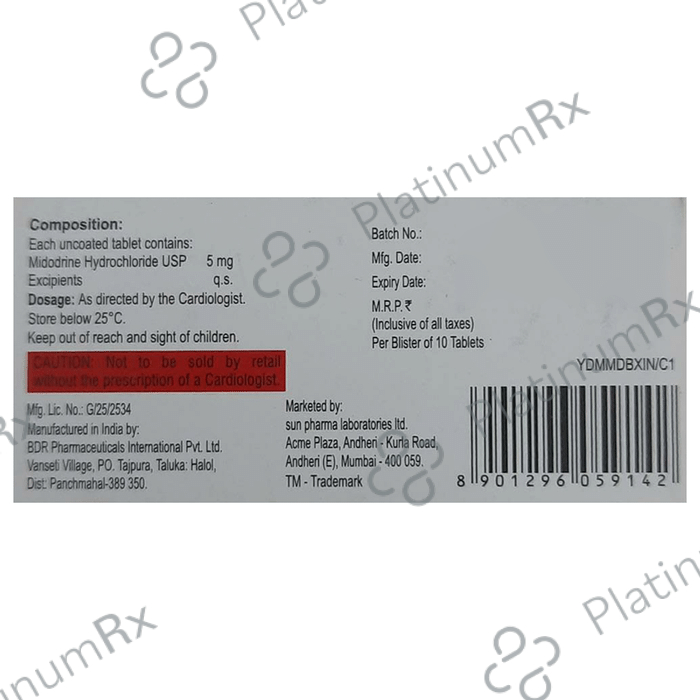 Xidorin 5mg Tablet 10s