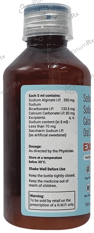 Exceraft Mint Sugar Free Oral Suspension 150ml