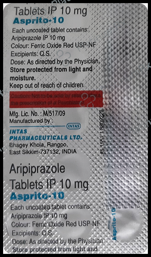 Asprito 10mg Tablet 15s
