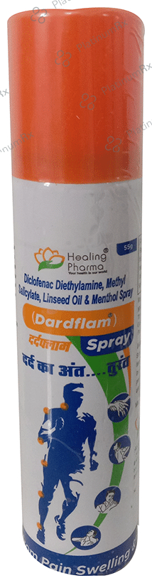 Healing Pharma Dardflam Spray 55 gm Spray Healing Pharma India Pvt Ltd