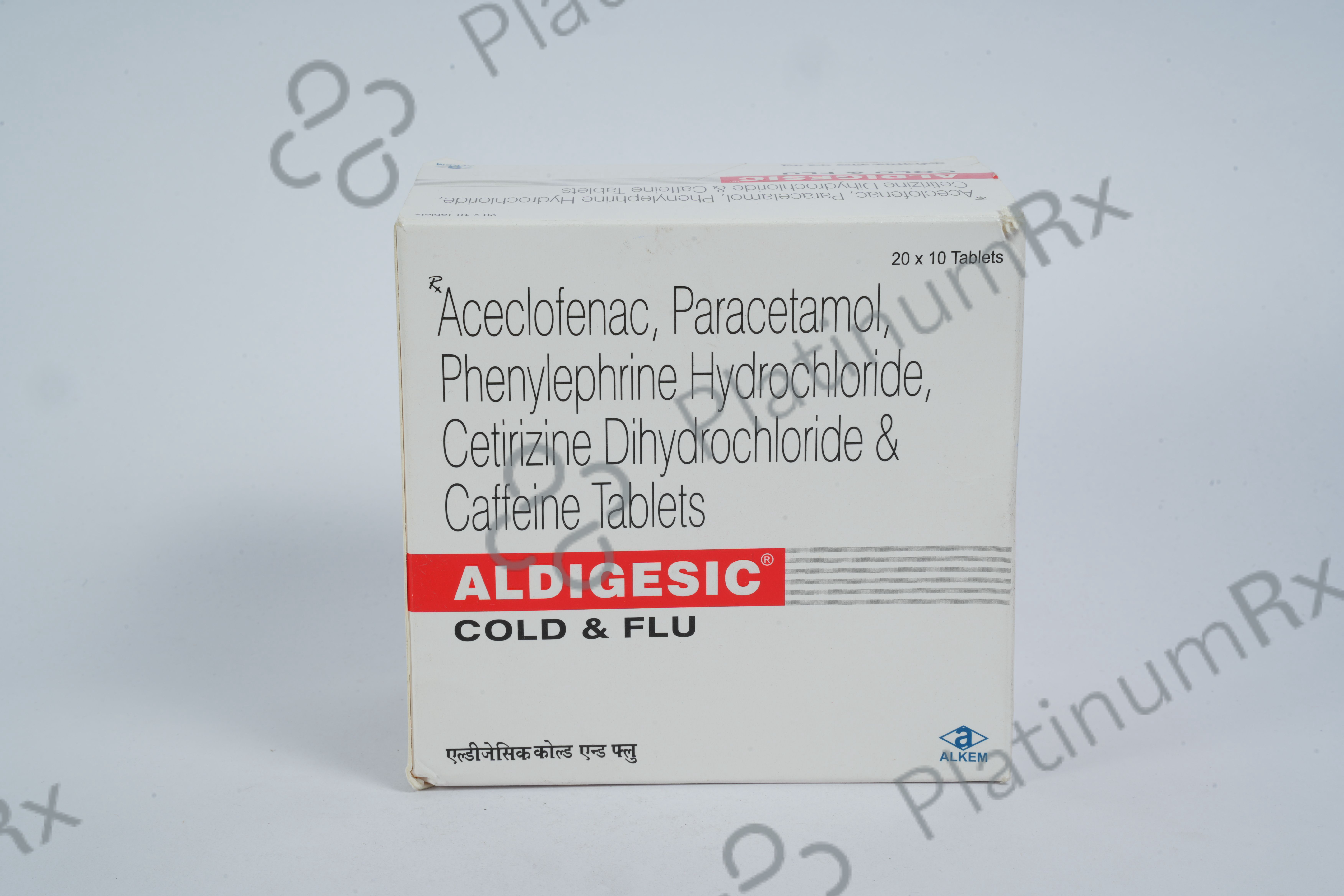 Aldigesic Cold &Flu Tablet 10s