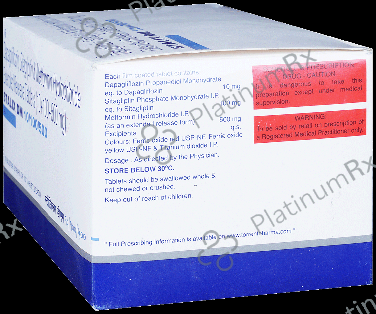 Stalix DM 10/500/100mg Tablet ER 10s