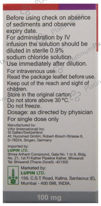 Ferinject 50mg/ml Solution for Injection 2 Solution for Injection