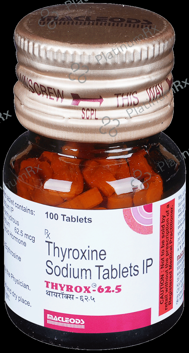 Thyrox 62.5mcg Tablet 100s