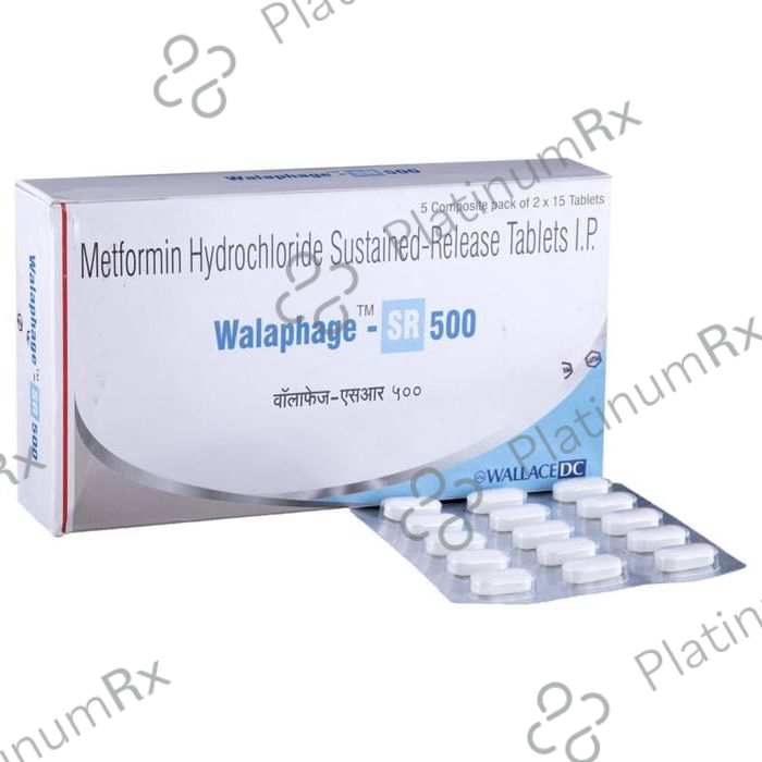 Walaphage SR 500mg Tablet 15s