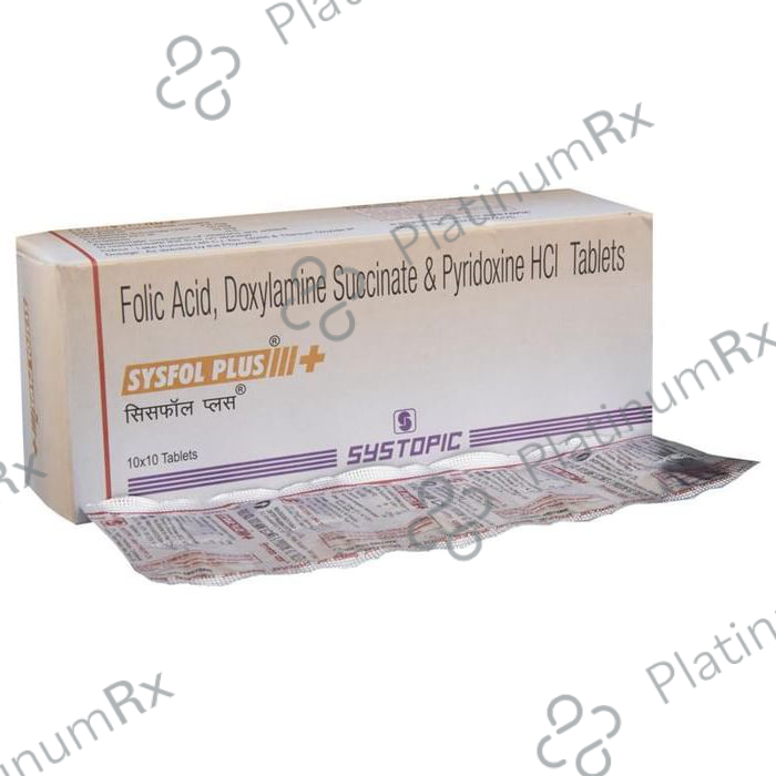 Sysfol Plus 10/2500mcg/10mg Tablet 10s