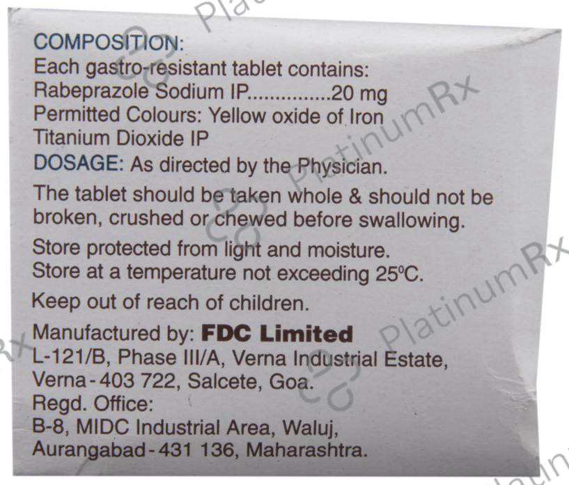 Pepcia 20mg Tablet 10s