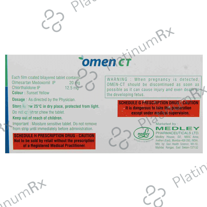 Omen CT 12.5/20mg Tablet 10s