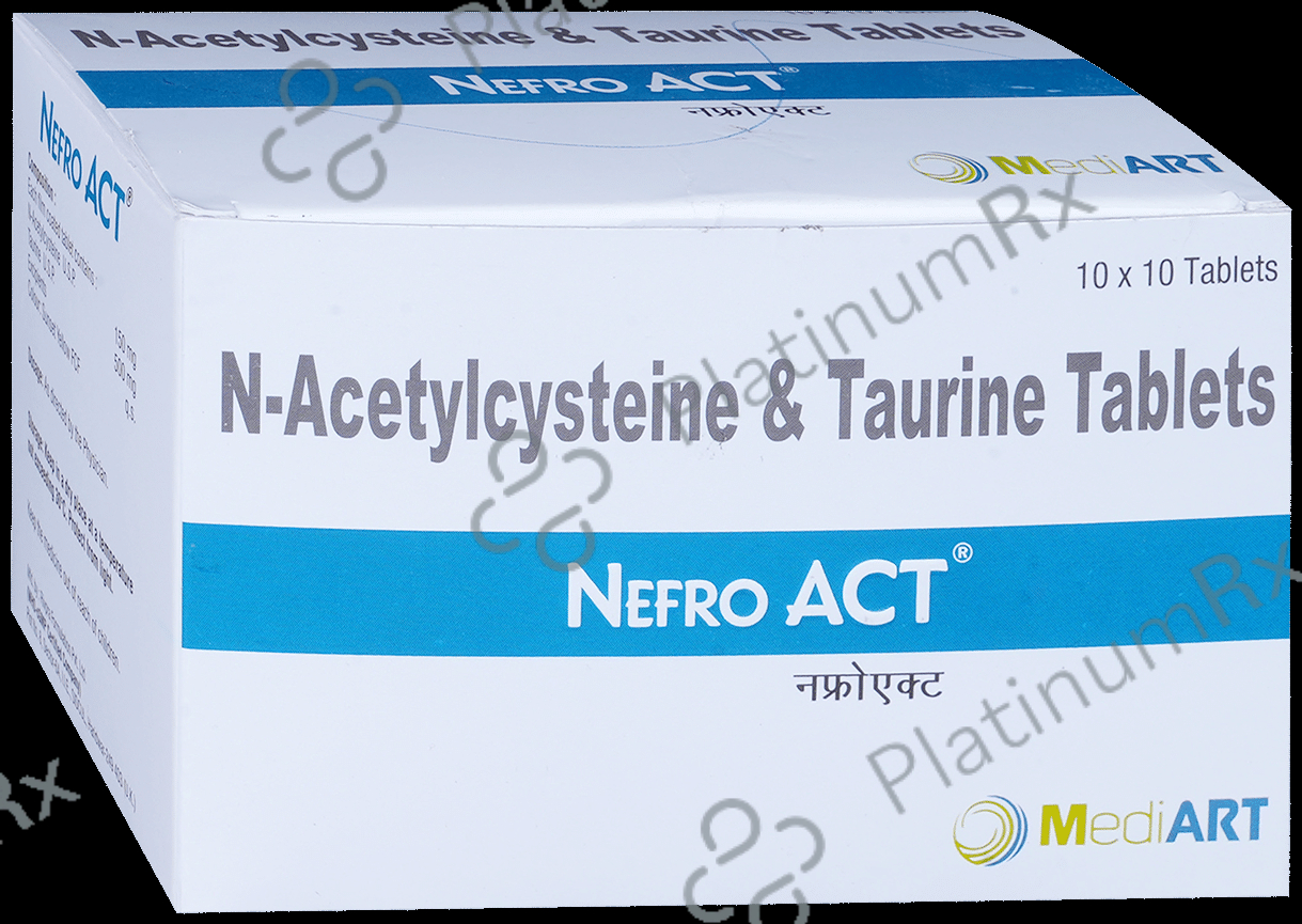 Nefro ACT 500mg/150mg Tablet