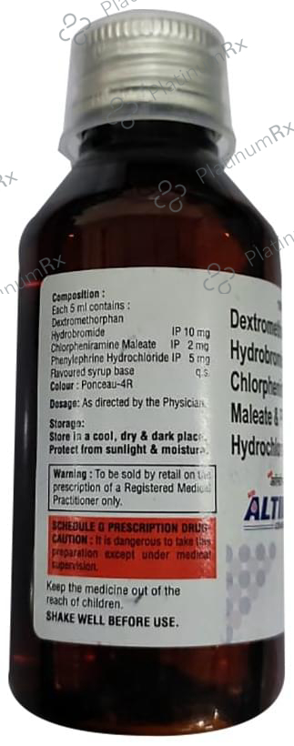 Altime CF Syrup Sugar Free