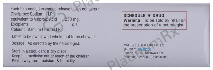 Diprate-OD 250 Tablet ER