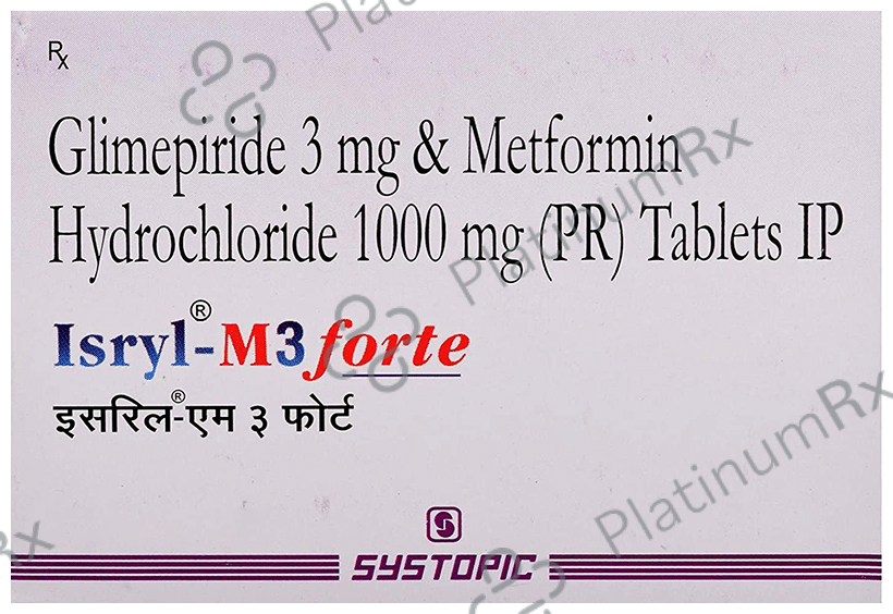 Isryl M3 Forte 3/1000mg Tablet PR 10s
