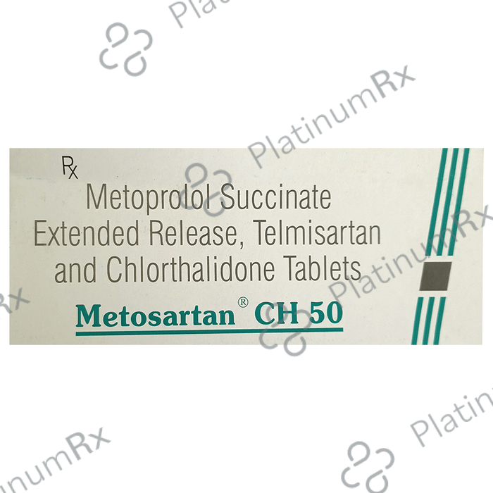 Metosartan CH 12.5/50/40mg Tablet ER 10s