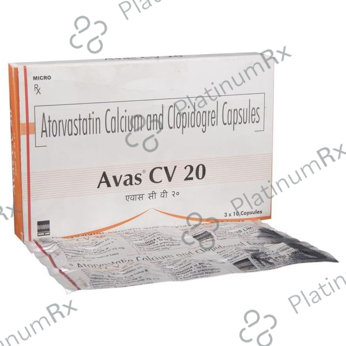 Avas CV 20/75mg Capsule 10s