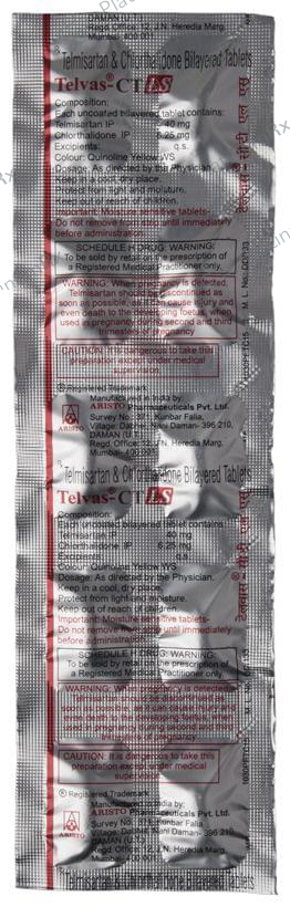 Telvas CT LS 6.25/40mg Tablet 10s