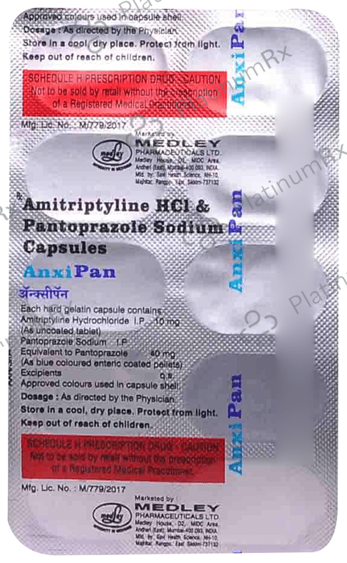 Anxipan 10/40mg Capsule 10s