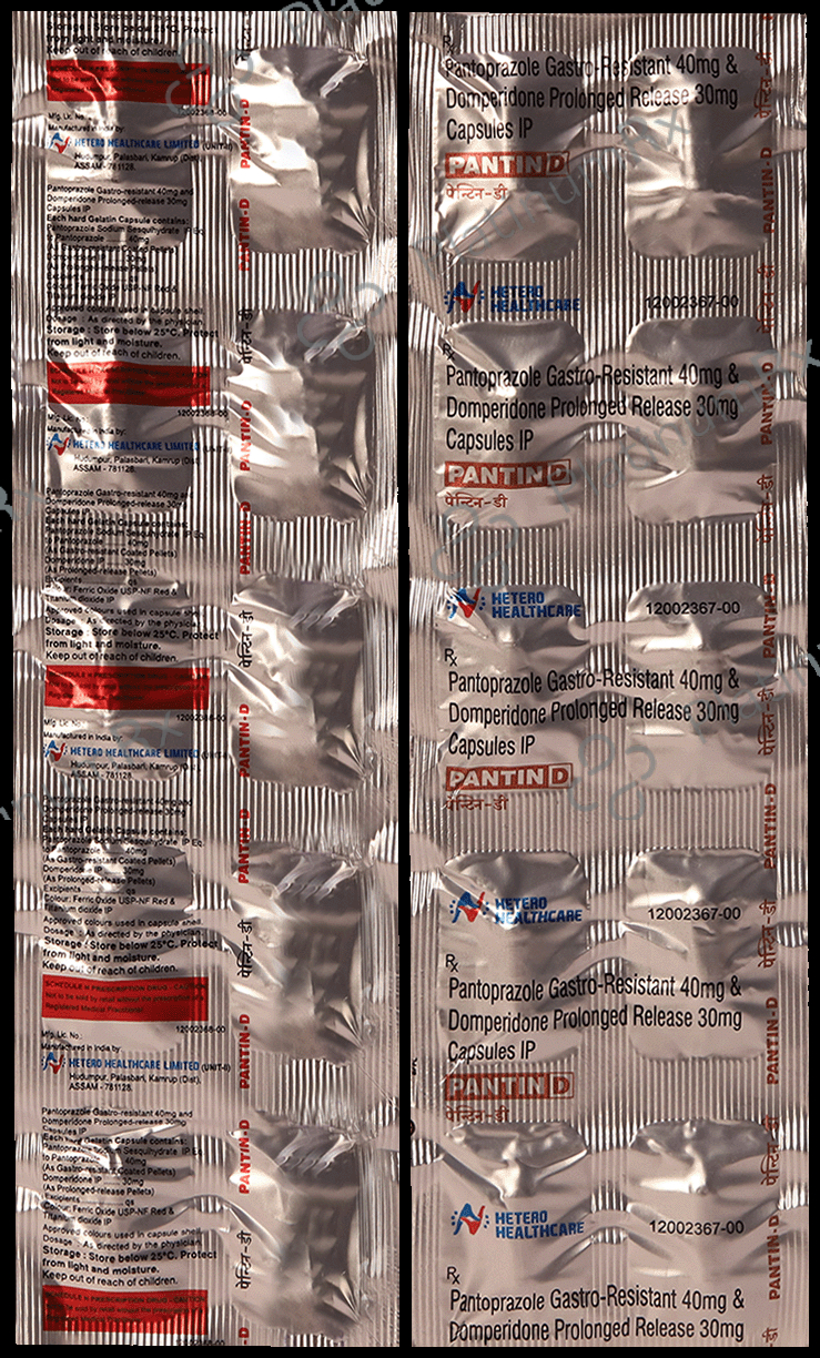 Pantin D 30/40mg Capsule PR 10s