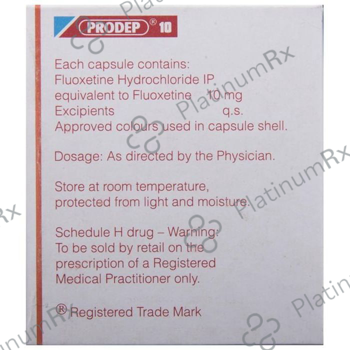 Prodep 10mg Capsule 10s