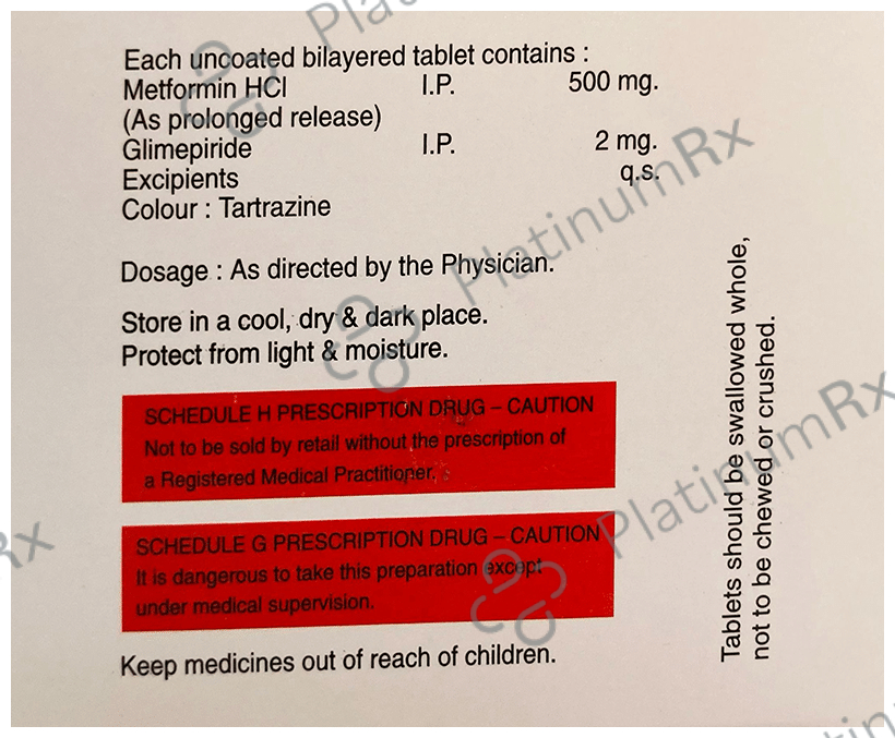 Gluslide G2 Tablet PR
