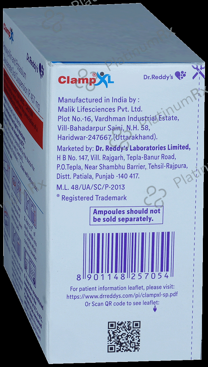 Clamp XL 400/57mg Oral Suspension 60ml