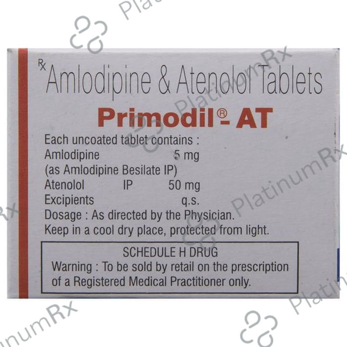 Primodil AT 5/50mg Tablet 10s