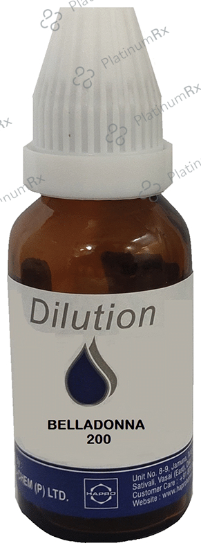 Hapro Belladonna Dilution 200 30 ml