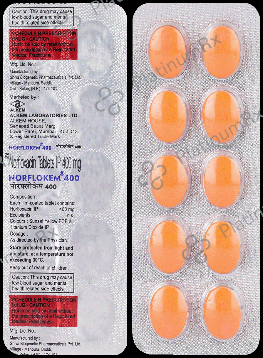 Norflokem 400mg Tablet
