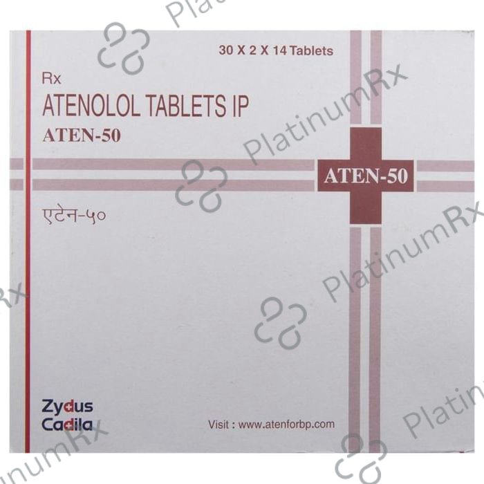 Aten 50mg Tablet 14s
