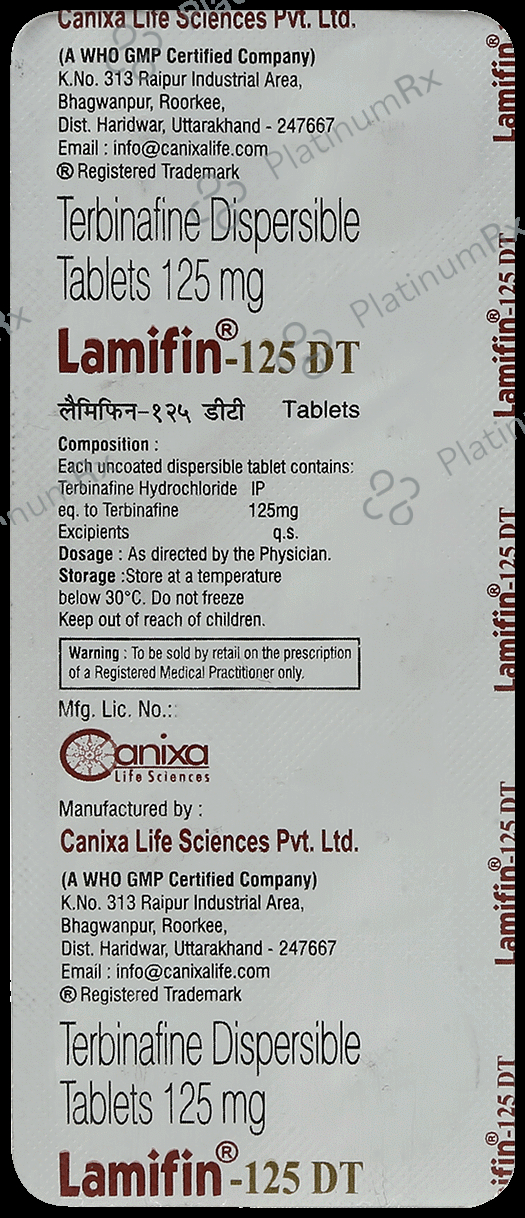 Lamifin 125 DT Tablet