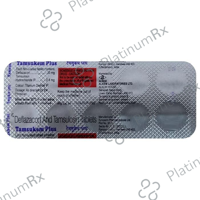 Tamsukem Plus 30/0.4mg Tablet 10s