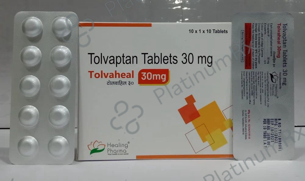 Tolvaheal 30mg Tablet 10s