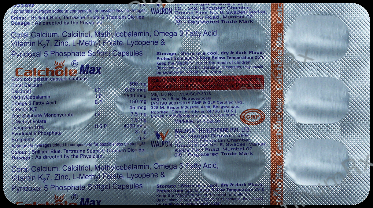 Calchole Max Soft Gelatin Capsule