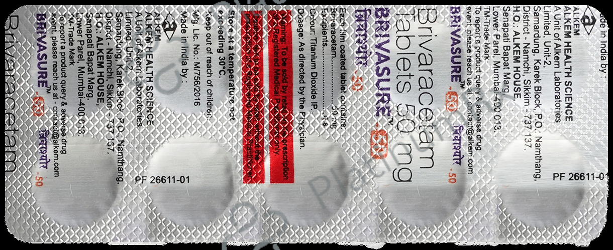 Brivasure 50mg Tablet 10s
