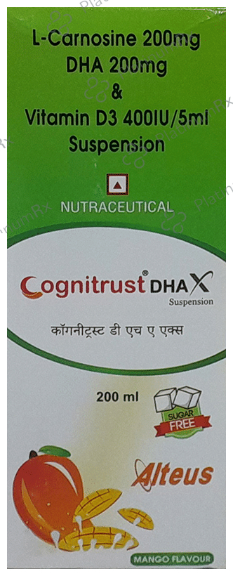 Cognitrust DHA X Oral Suspension Mango Sugar Free