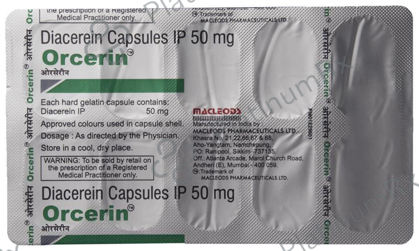 Orcerin 50mg Capsule 10s