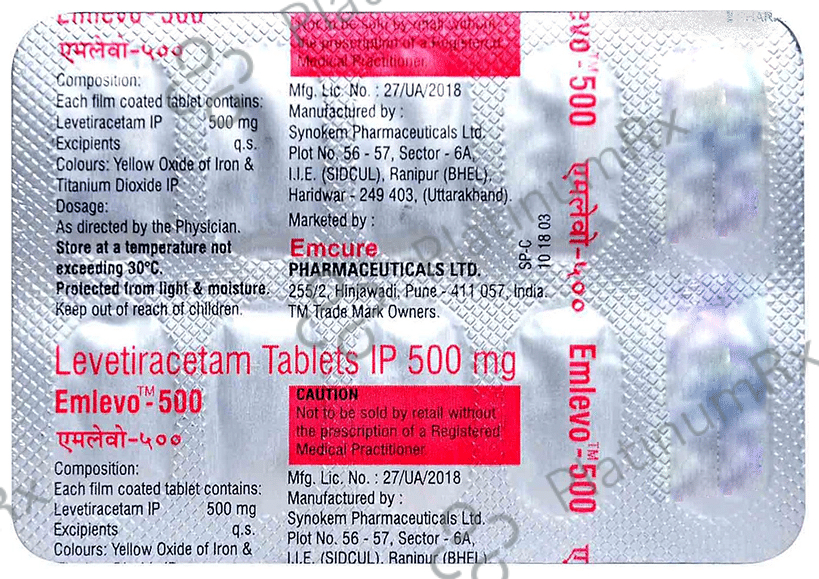 Emlevo 500mg Tablet 10s