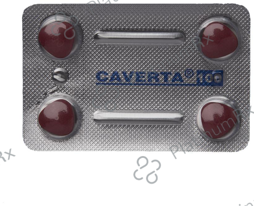 Caverta 100mg Tablet 4s