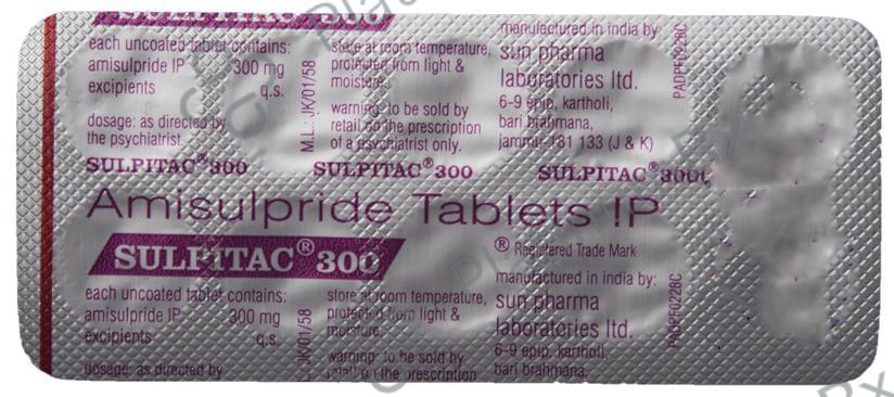 Sulpitac 300mg Tab 10s