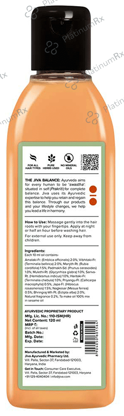 Jiva Bhringraj Hair Oil