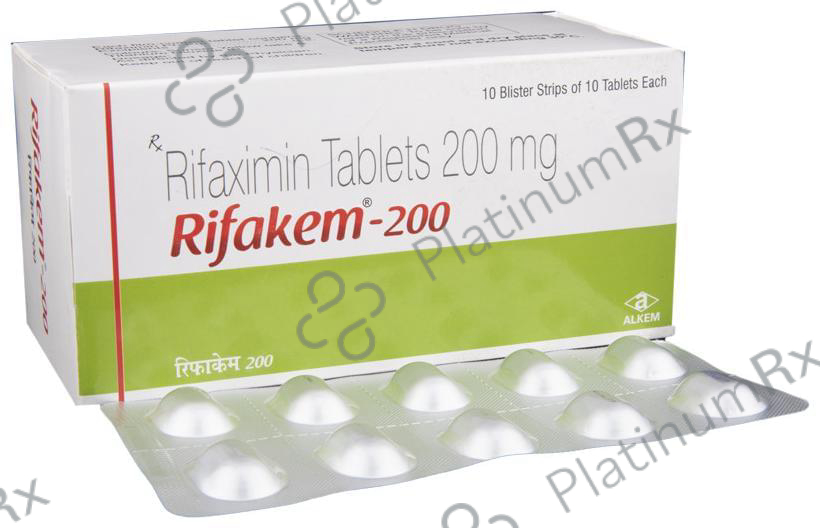 Rifakem 200mg Tablet 10s