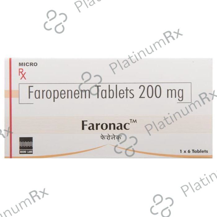Faronac 200mg Tablet 6s