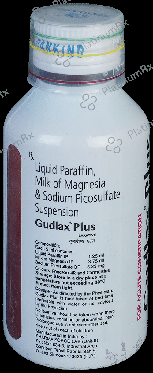 Gudlax-Plus Laxative Peppermint Sugar Free