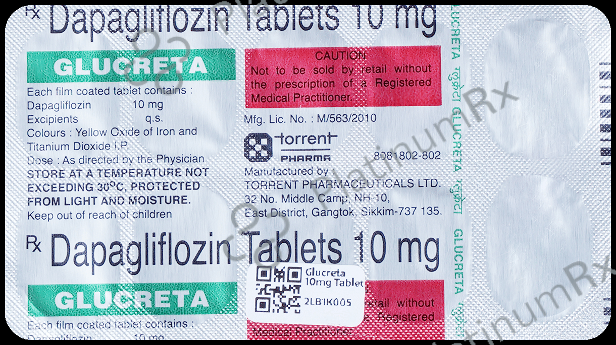 Glucreta 10mg Tablet 10s
