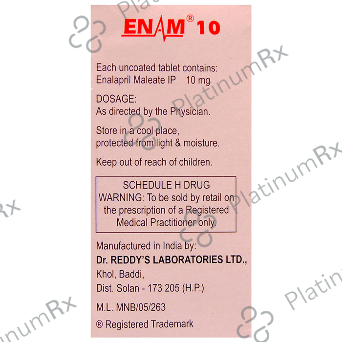 Enam 10mg Tablet 15s